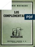  Los Complementarios - Antonio Machado