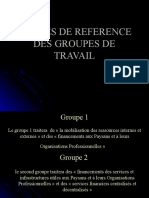 Atelier thématique sur le financement de l'agriculture - Termes de reférence financement agriculture noir