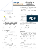 Ejercicios de Algebra 