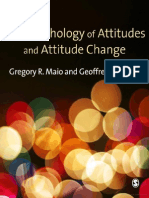 The Psychology of Attitudes and Attitudes Change