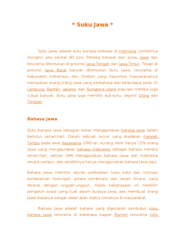 Suku Jawa