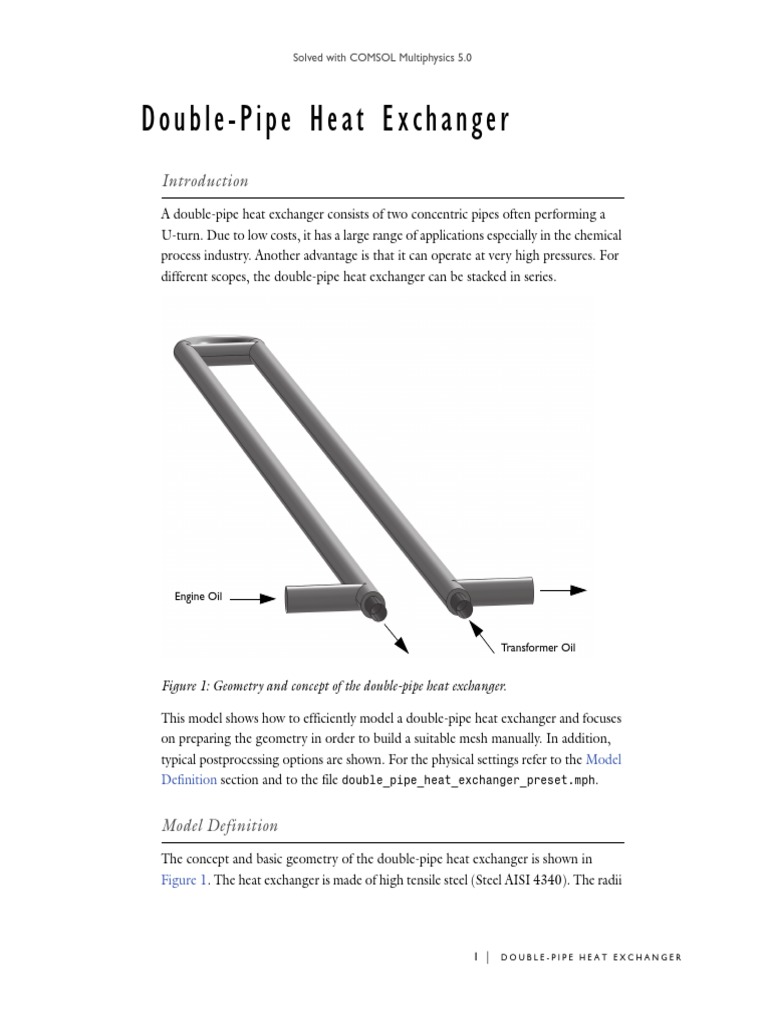 Models - Heat.double Pipe Heat Exchanger | PDF | Reynolds Number ...