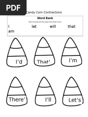 candy corn contractions