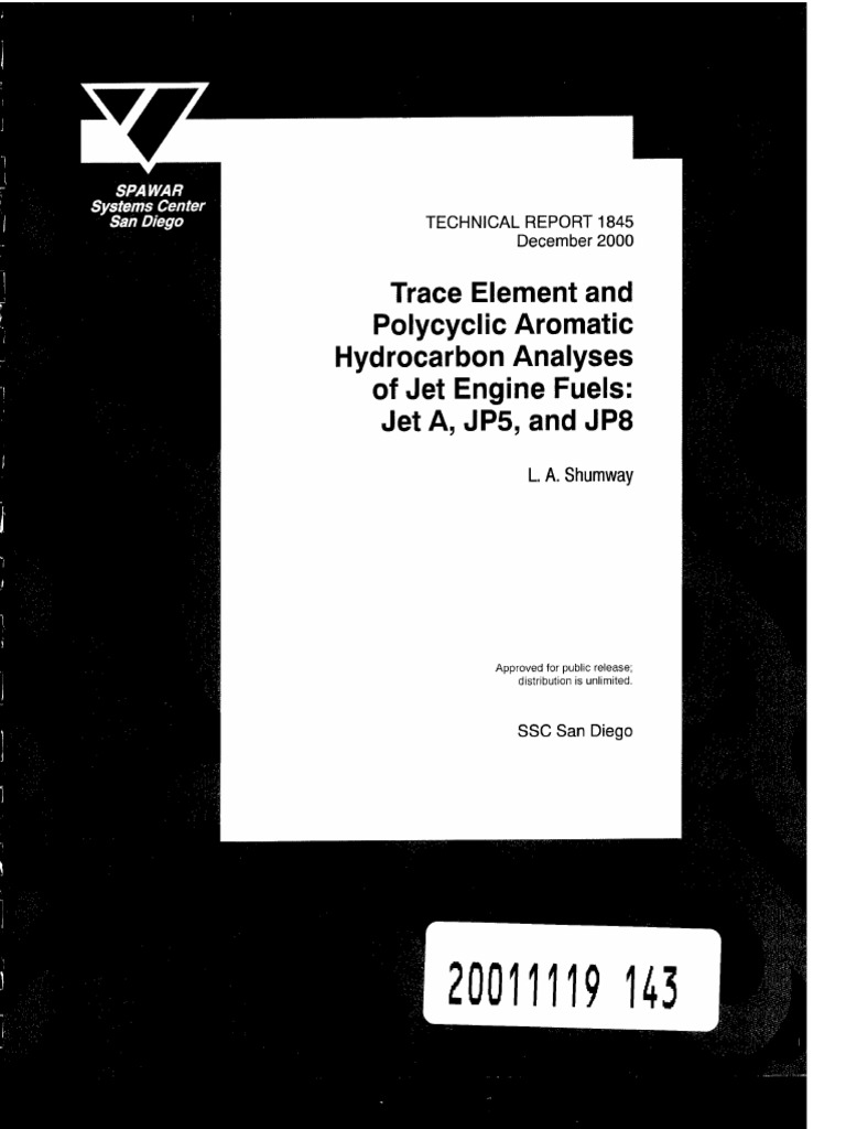 Trace Element and Polycyclic Aromatic Hydrocarbon Analyses of Jet