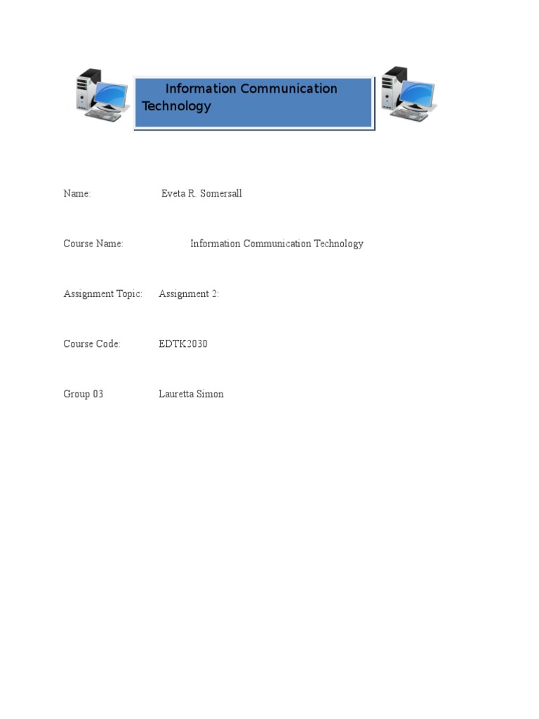 Assignment 2 | PDF | Wiki | Communication