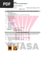 Yuasa Valve Regulated Lead Battery-English