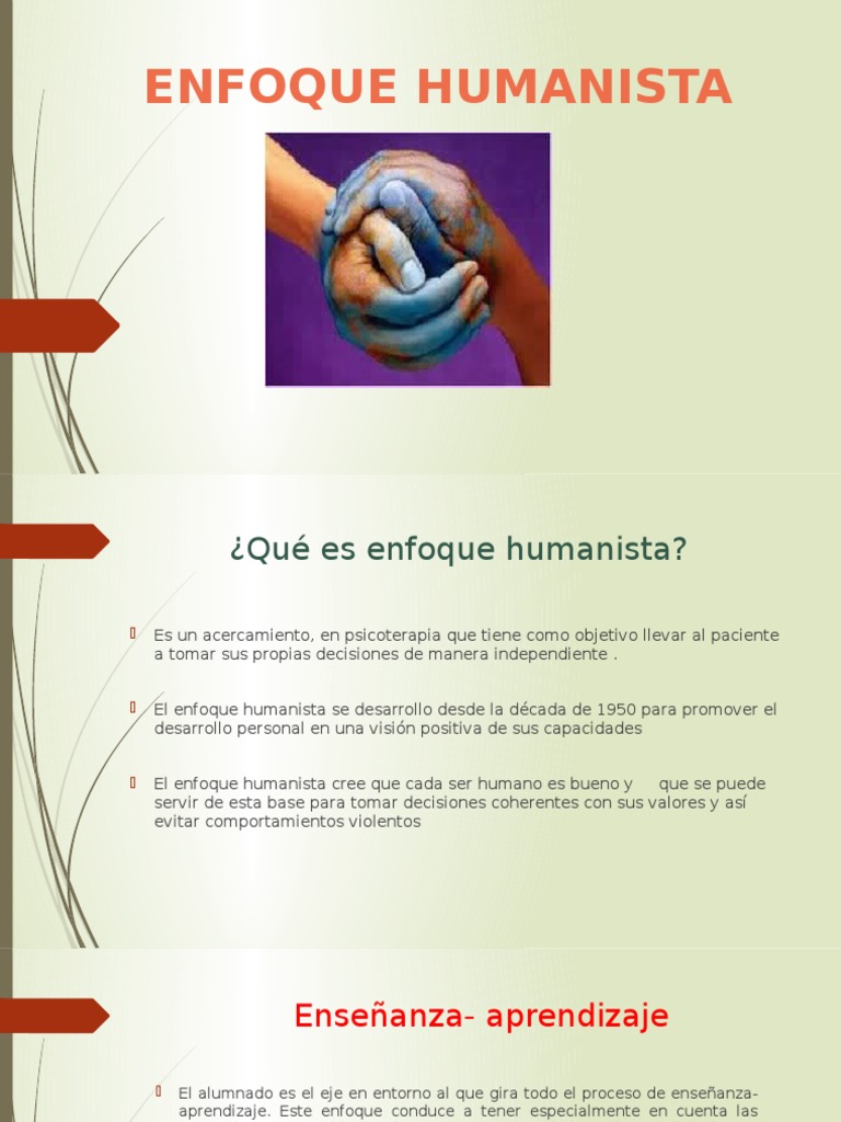 ENFOQUE HUMANISTA