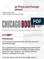 Lec 8a 8b Multinational Firms and Foreign Direct Investment PDF