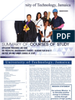 UTechJa Summary of Courses of Study