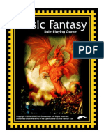 Basic Fantasy RPG Rules 2nded Cover