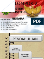 SISTEM KONSTITUSI NEGARA INDONESIA