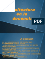 Arquitecto en La Docencia