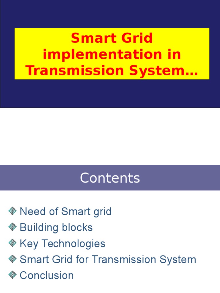 Smart Grid in Transmission | PDF | High Voltage Direct Current | Smart Grid