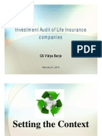 Insurance Investment Audit