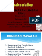 Ppt. Pencemaran Limbah Tahu