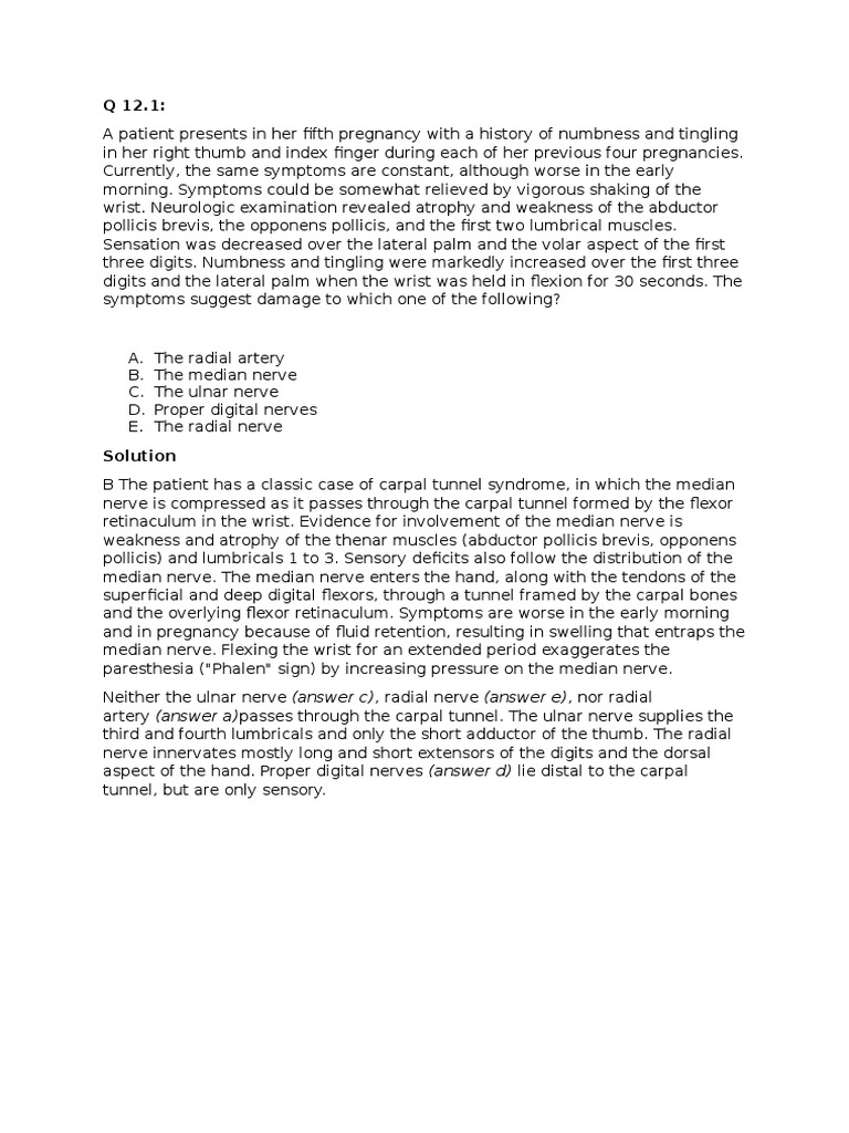 Usmle Msk Pdf Knee Musculoskeletal System