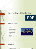 Tyrell Reiman International Marketing