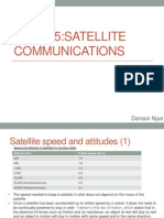 Eee 545:satellite Communications: Danson Njue