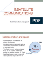 Eee 545:satellite Communications: Satellite Motion and Speed