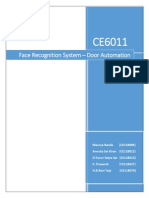 Automated Door Operation Using Face Recognition