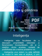 Inteligenta Si Gandirea