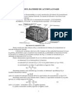 Studiul Bateriei de Acumulatoare