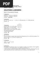 MTAP Grade 6 Answer Key