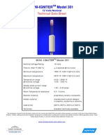 Mini-Igniter Model 301: Technical Data Sheet