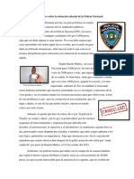 Situación salarial de la Policía Nacional en Repuública Dominicana