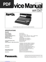 WR - DA7 Manual de Servicio