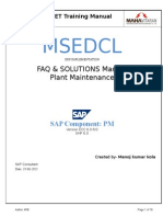 Msedcl: Faq & Solutions Manual Plant Maintenance