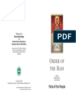 Parts of the People - Order of the Mass