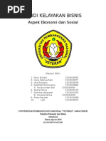 Studi Kelayakan Bisnis Aspek Ekonomi Dan Sosial