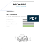 Oil Pump Volume-calculator