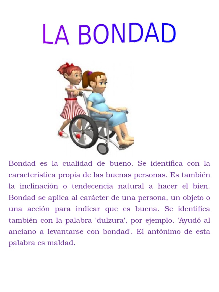 Bondad Es La Cualidad de Bueno | PDF, image size:768x1024