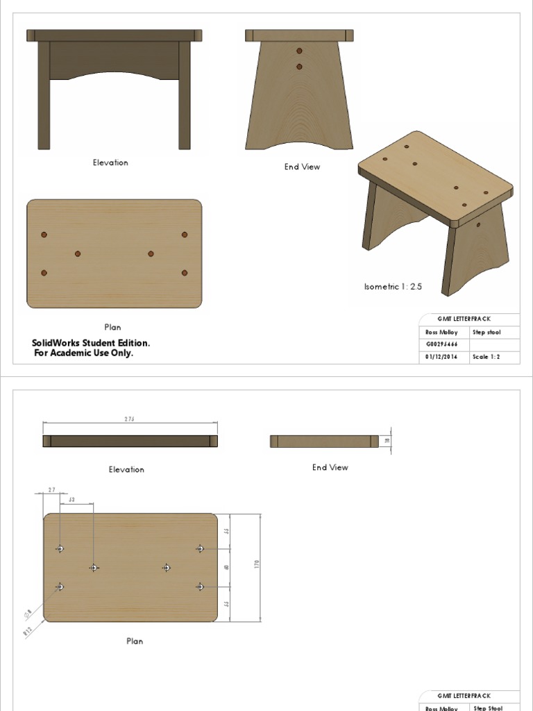 Stepstool Drawing | PDF