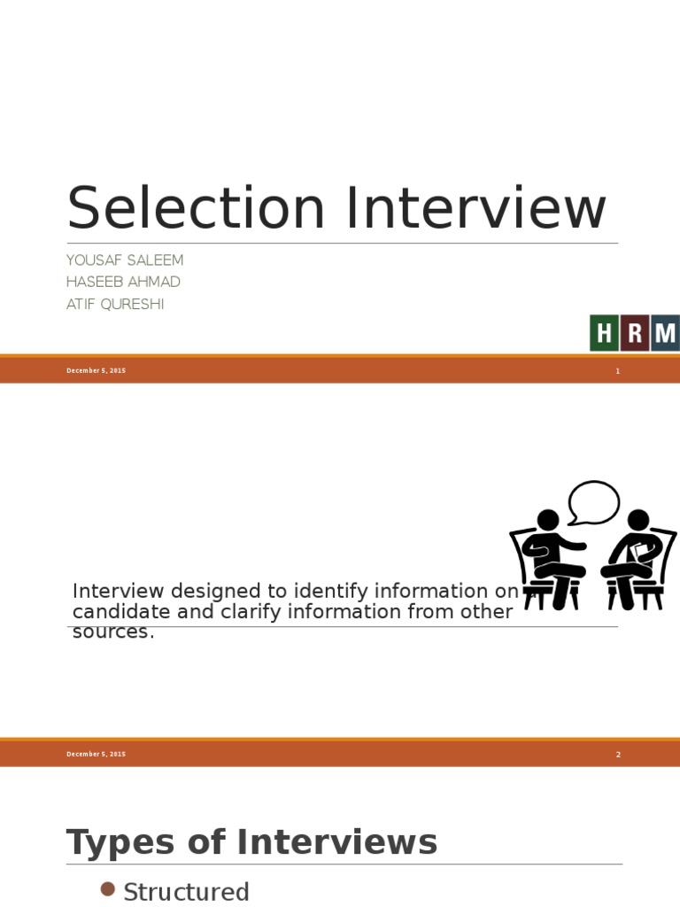 Types of interviews HRM Interview Employment Free 30day Trial