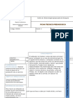 Ficha Tecnico-pedagógica Antipasto