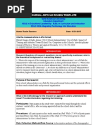 Research Assignment 4 - Article Review