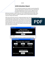 UCAS Calculator Report