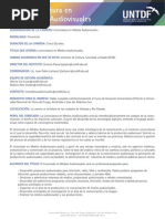 Plan Medios Audiovisuales