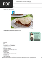 Receita de Torta de Limão Com Chocolate - Minhas Receitas