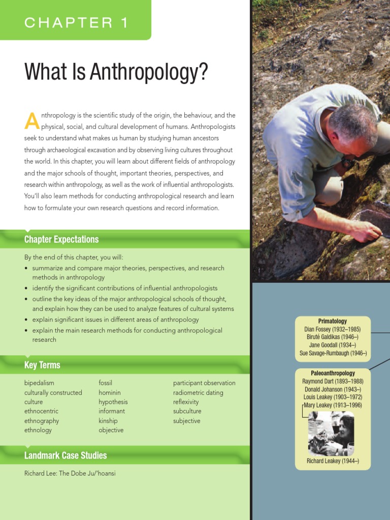 Anthropology Introduction PDF Anthropology Cultural Anthropology