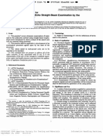 ASTM E 114 Ultrasonic Pulse-Echo Straight-Beam Examination by The Contact Method