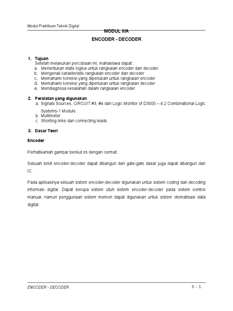 Encoder Decoder | PDF