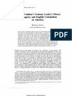 Arneil - The Wild Indian's Venison: Locke's Theory of Property and Engligh Colonialism in America