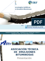 1500 Tecnologías Asfálticas Con Emulsión Bituminosa - Plantilla FINAL - Ppts (2) PC