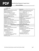 KU B Sc CS Syllabus & Scheme