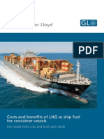 Cost Benifit of LNG As Ship Fuel