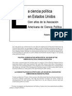 La Ciencia Política en Estados Unidos - Cien Años de La Asociación Americana de Ciencia Política (APSA)